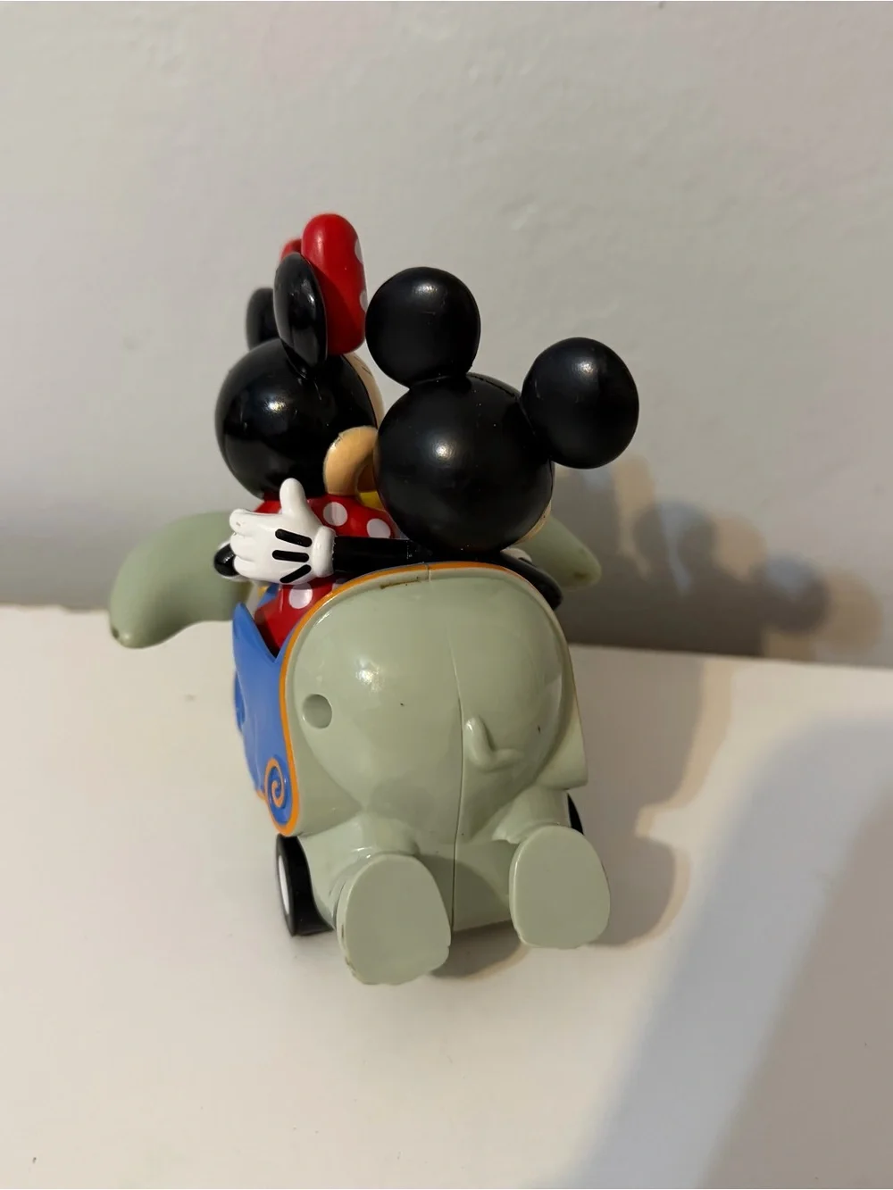 Disney Parks Minnie and Mickey Dumbo Pull Back Toy Car Ride